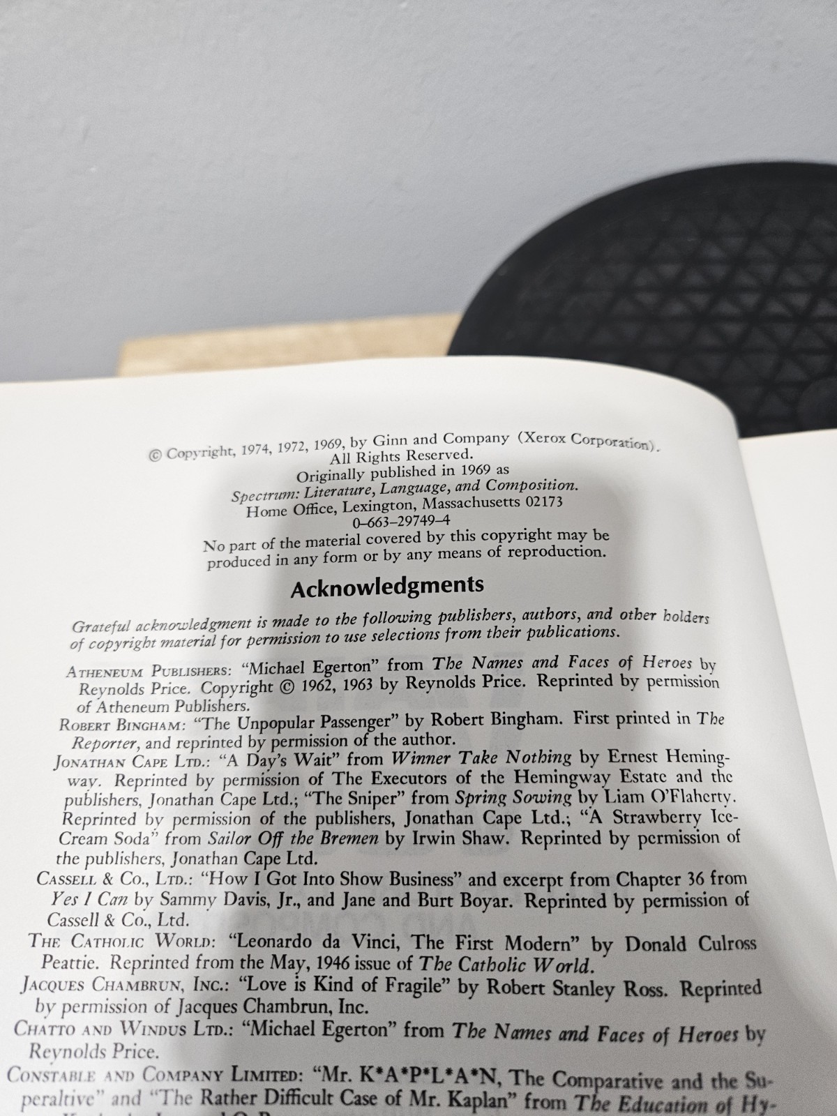 Voices: in Literature, Language, and Composition 2 (Hardcover 1974) Ginn and Co