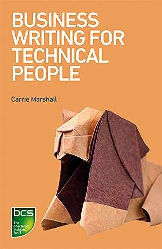 Business Writing for Technical – Paperback, by Marshall Carrie – Very Good
