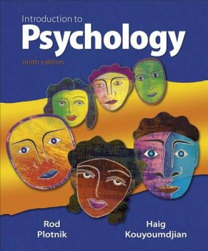 Introduction to Psychology, 9th Edition – Paperback By Plotnik, Rod – GOOD