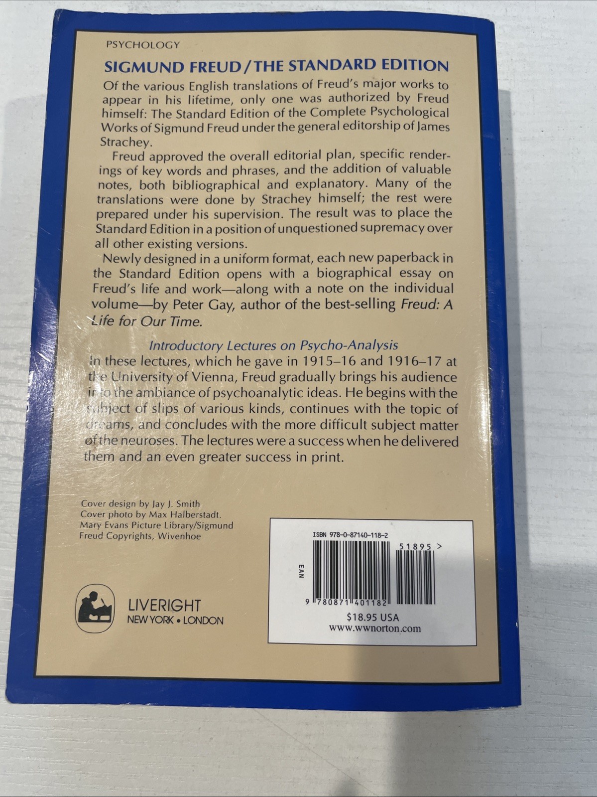 Sigmund Freud Introductory Lectures On Psycho-Analysis Standard Edition