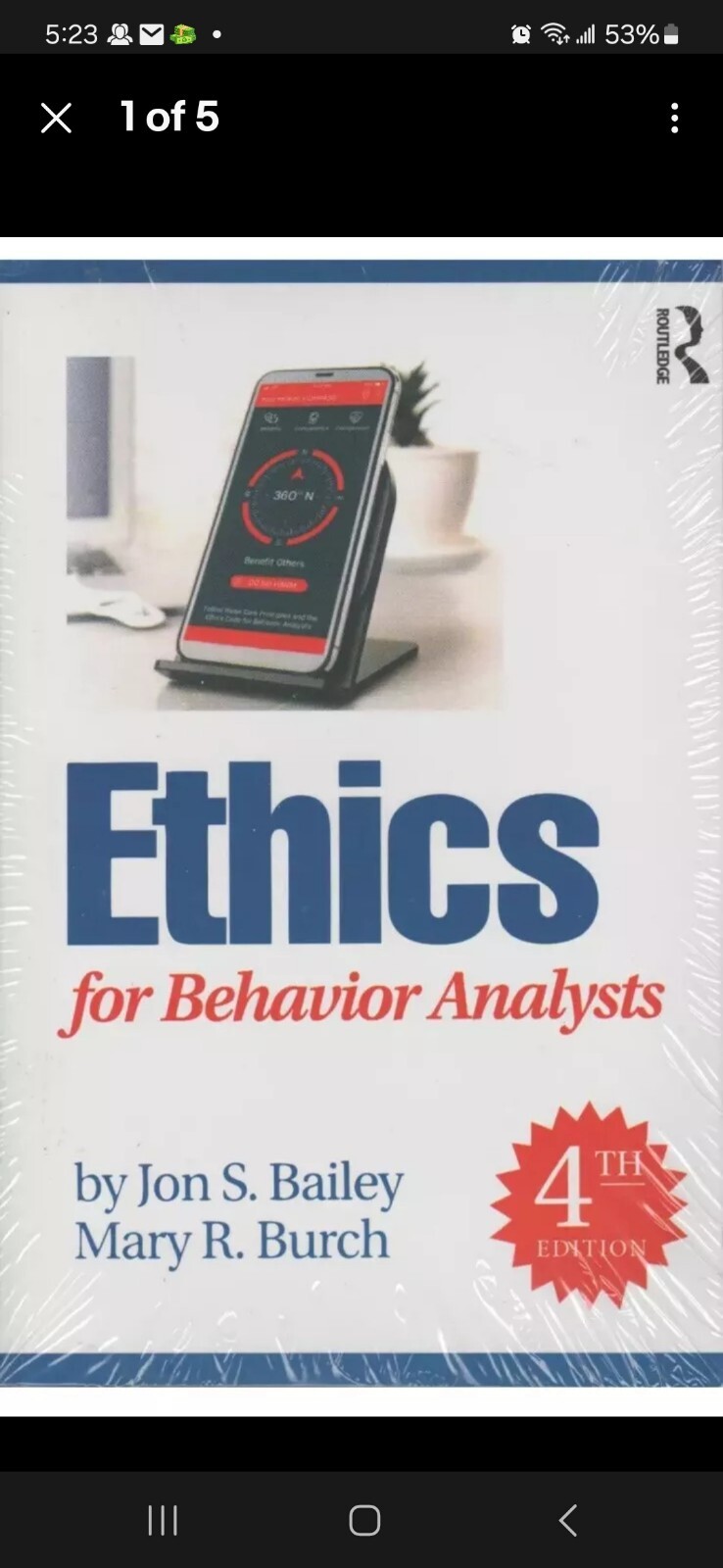 Ethics for Behavior Analysts by Mary R. Burch and Jon S. Bailey 2022, Trade, New