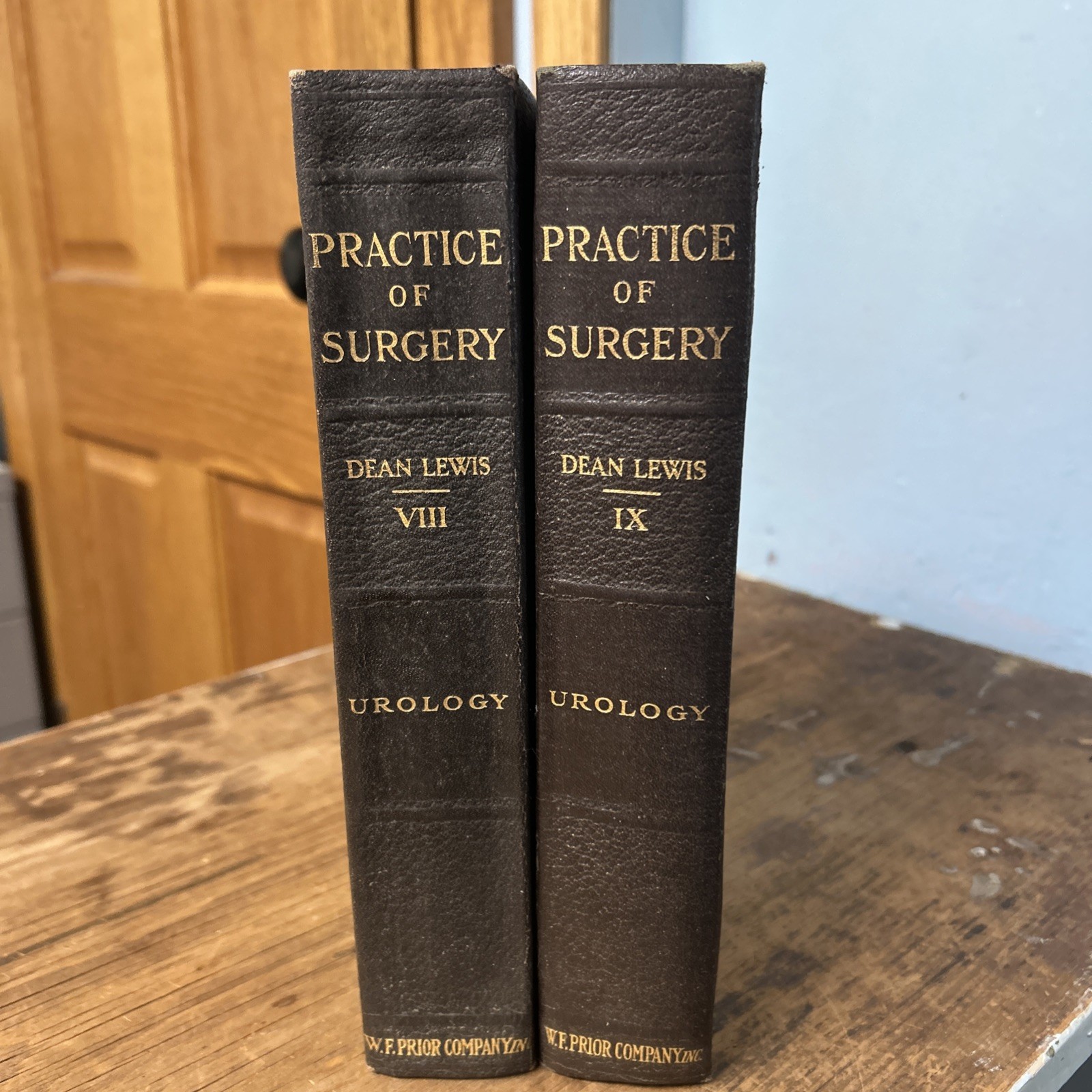 Practice Of Surgery VIII IX – Dean Lewis 1930 Urology W.F. Prior