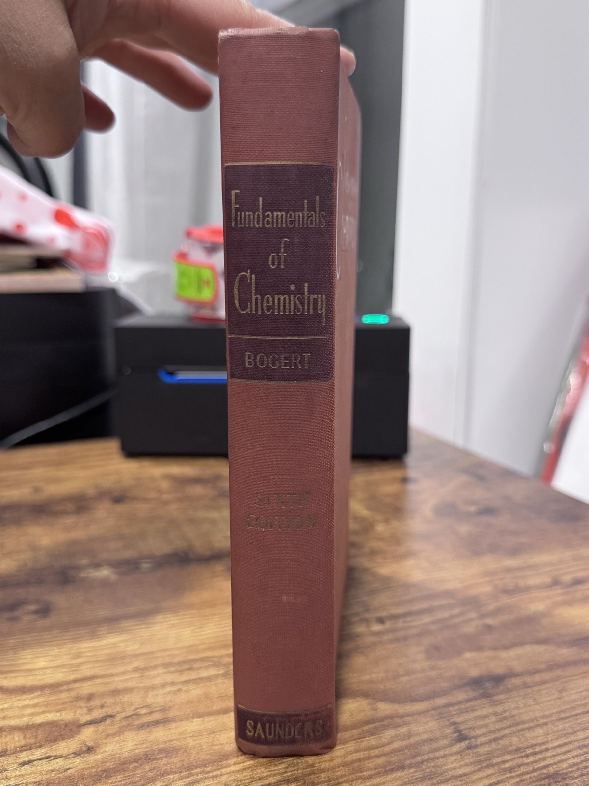 Fundamentals of Chemistry L. Jean BOGERT 6th Ed Hard Cover 1946 W.B. Saunders co