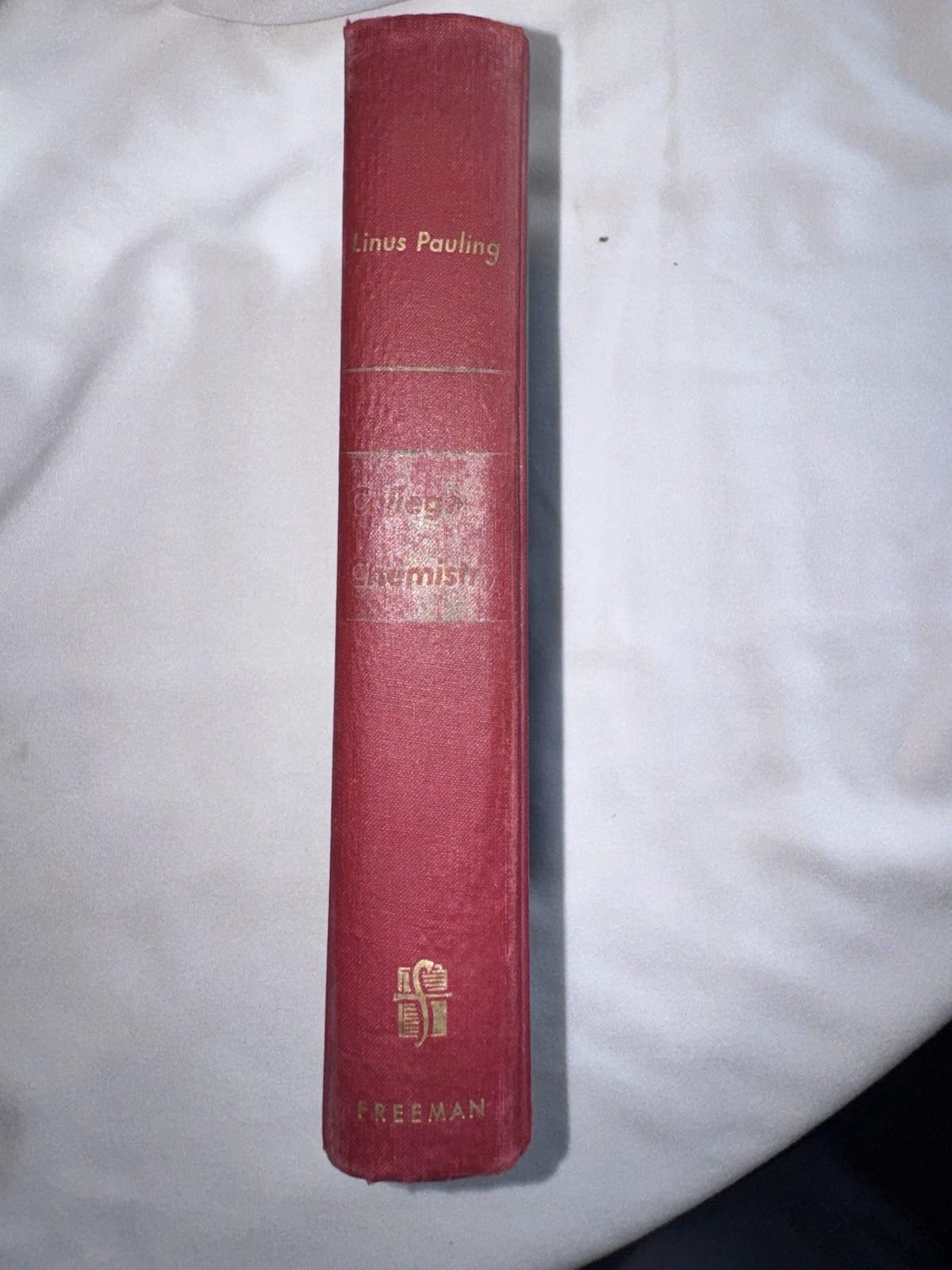 College Chemistry by Linus Pauling Illustrated HC 1951 W. H. Freeman