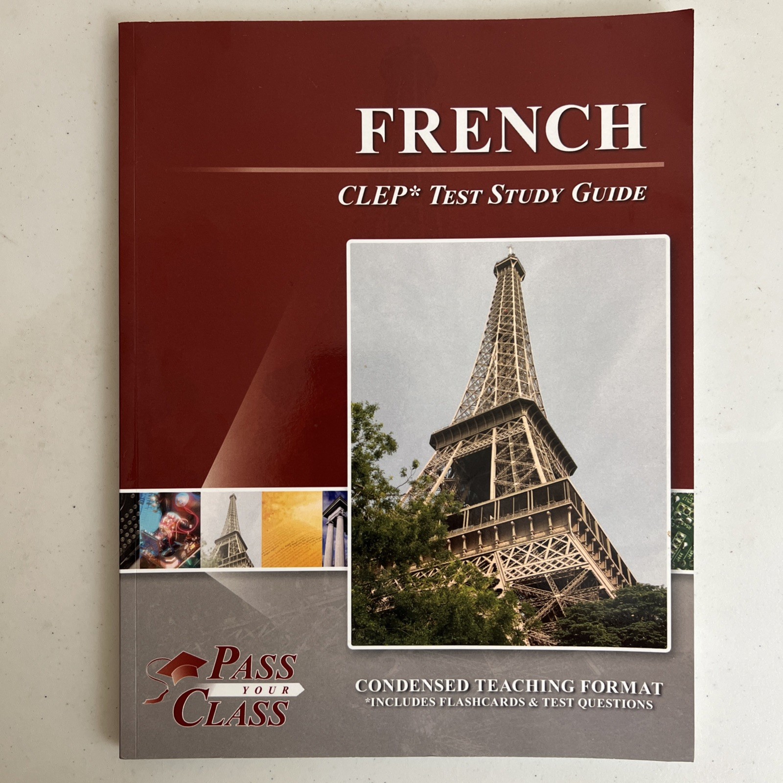 French CLEP Test Study Guide PassYourClass Flashcards Questions Prep for Student