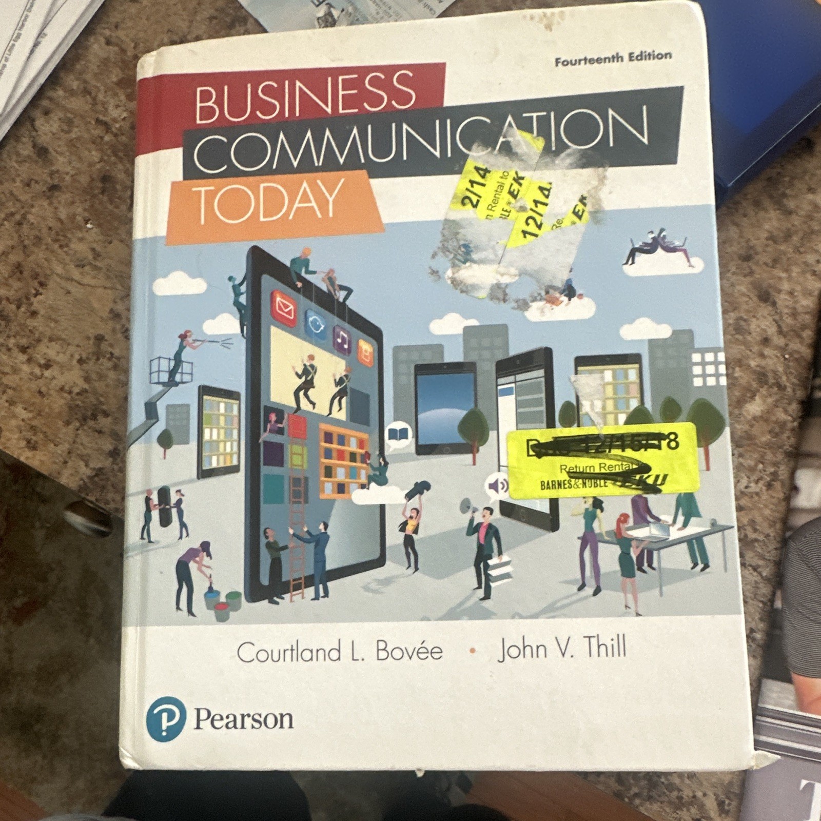Pearson Business Communication Today 14th Ed PB Bovée/Thill 2018 Textbook