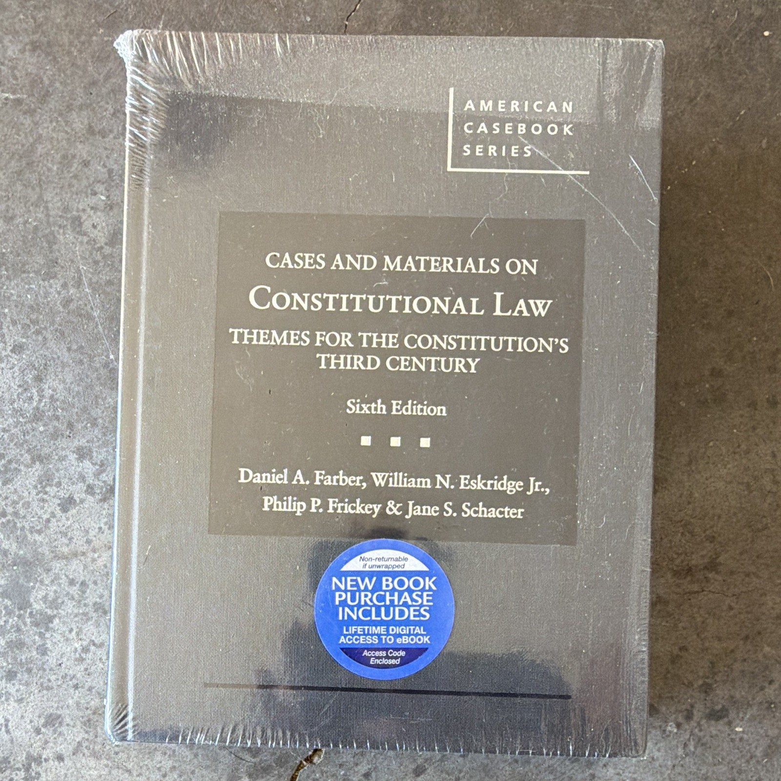 American Casebook Ser.: Cases & Materials on Constitutional Law 6th HC Farber
