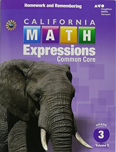 Houghton Mifflin Harcourt Math Expressions California: Homework and – VERY GOOD