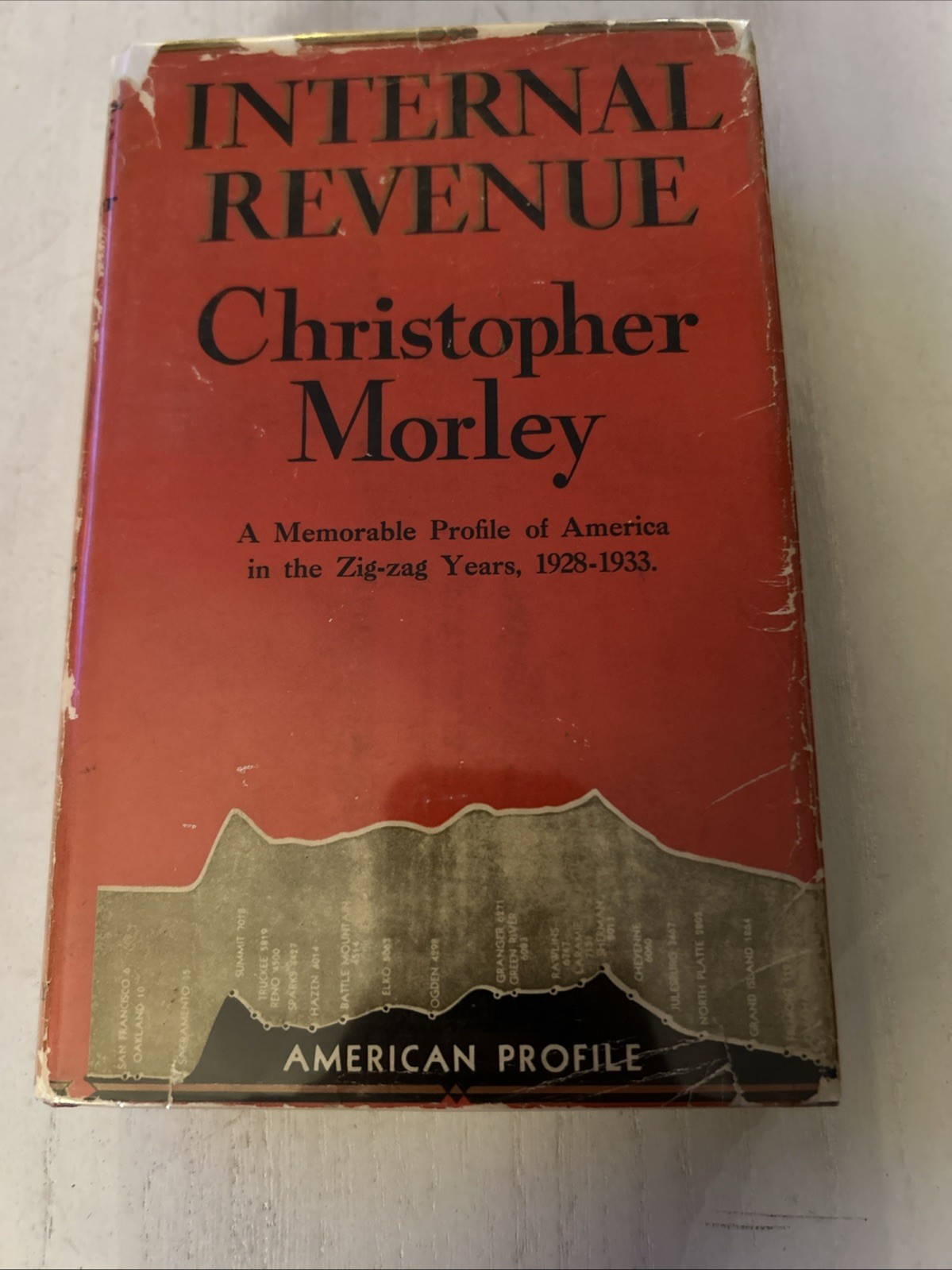 Internal Revenue by Christopher Morley Signed by Author First Edition Hardcover