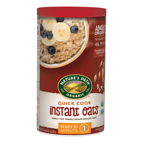 Organic Quick Cook Instant Oats 18 Oz(Case Of 6) By Natures Path