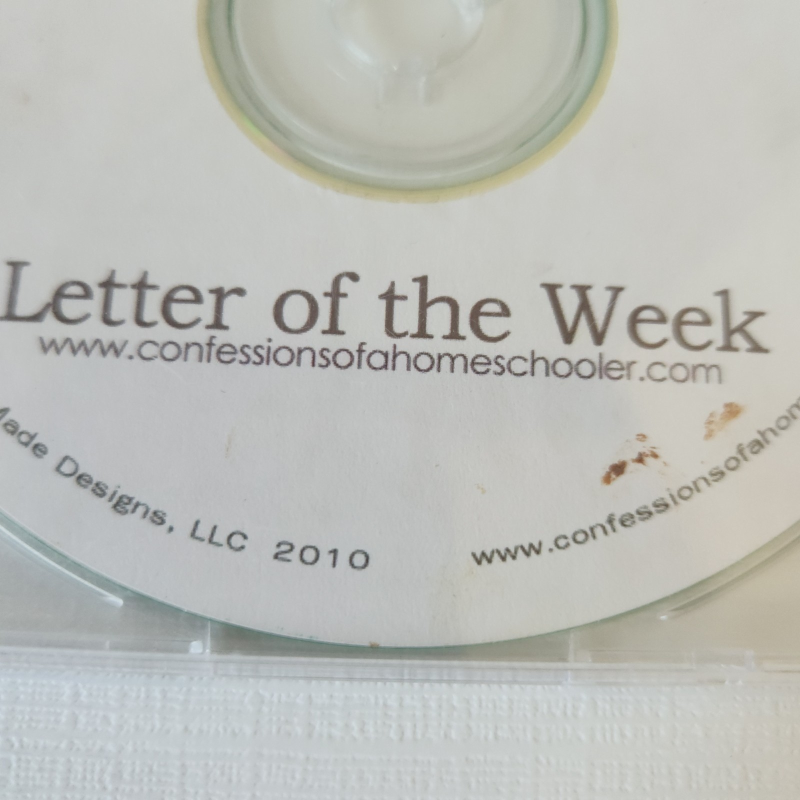 Letter of the Week Preschool Homeschool Curriculum Complete CD-ROM All-In-One
