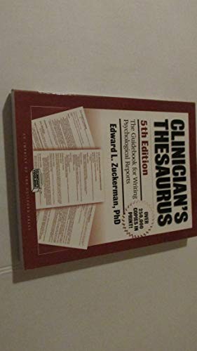 Clinician’s Thesaurus, 8th Edition:…, Zuckerman, Edwa