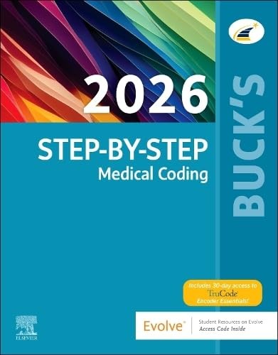 BUCK&rsquo;S STEP-BY-STEP MEDICAL CODING, 2026 EDITION BY Elsevier PAPERBACK **NEW**