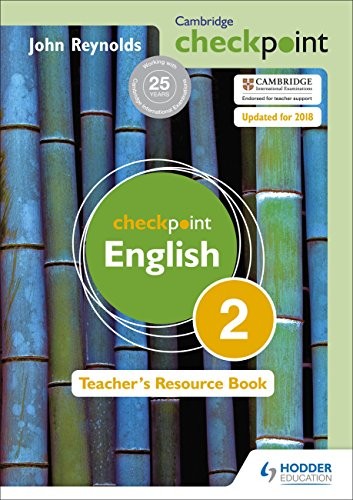 CAMBRIDGE CHECKPOINT ENGLISH TEACHER’S RESOURCE BOOK 2 By John Reynolds *VG+*