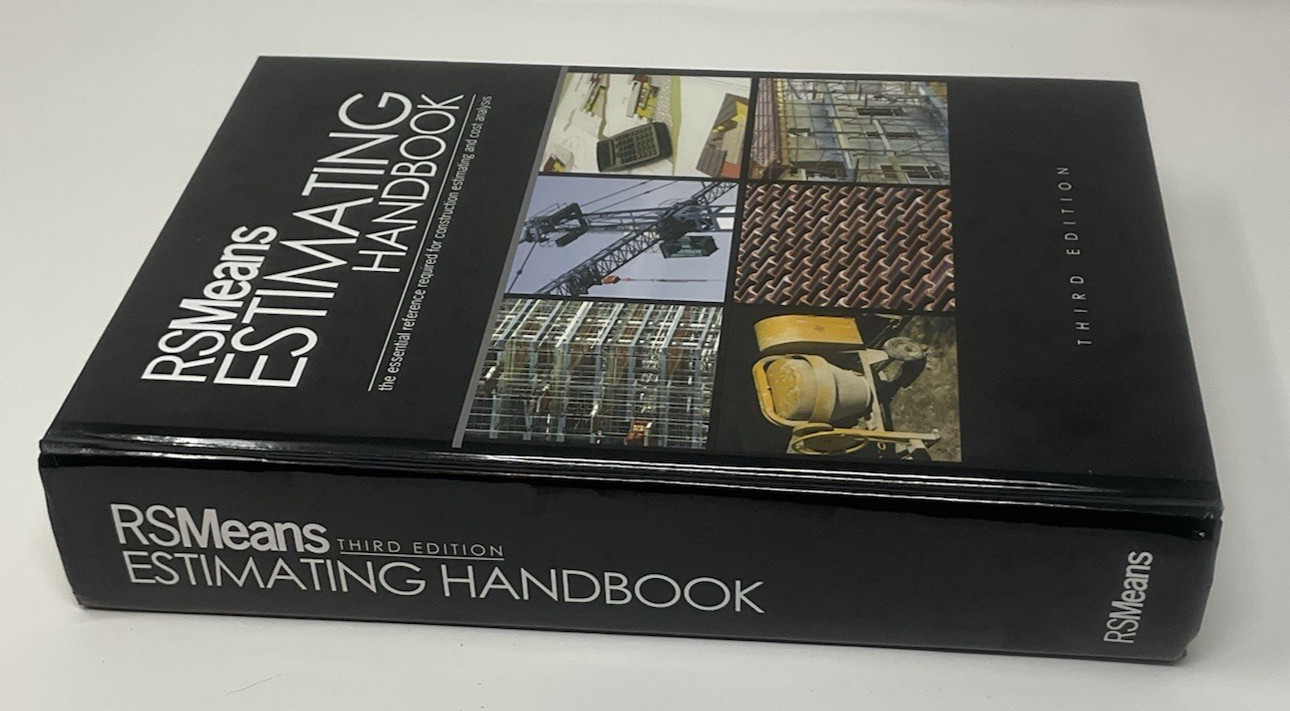 RSMeans Estimating Handbook Third Edition HC F5