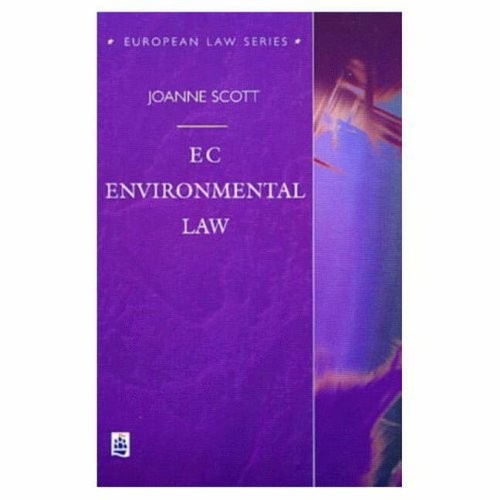 EC Environmental Law (European Law Series) By Joanne Scott