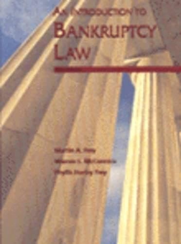 Introduction to Bankruptcy Law – GOOD