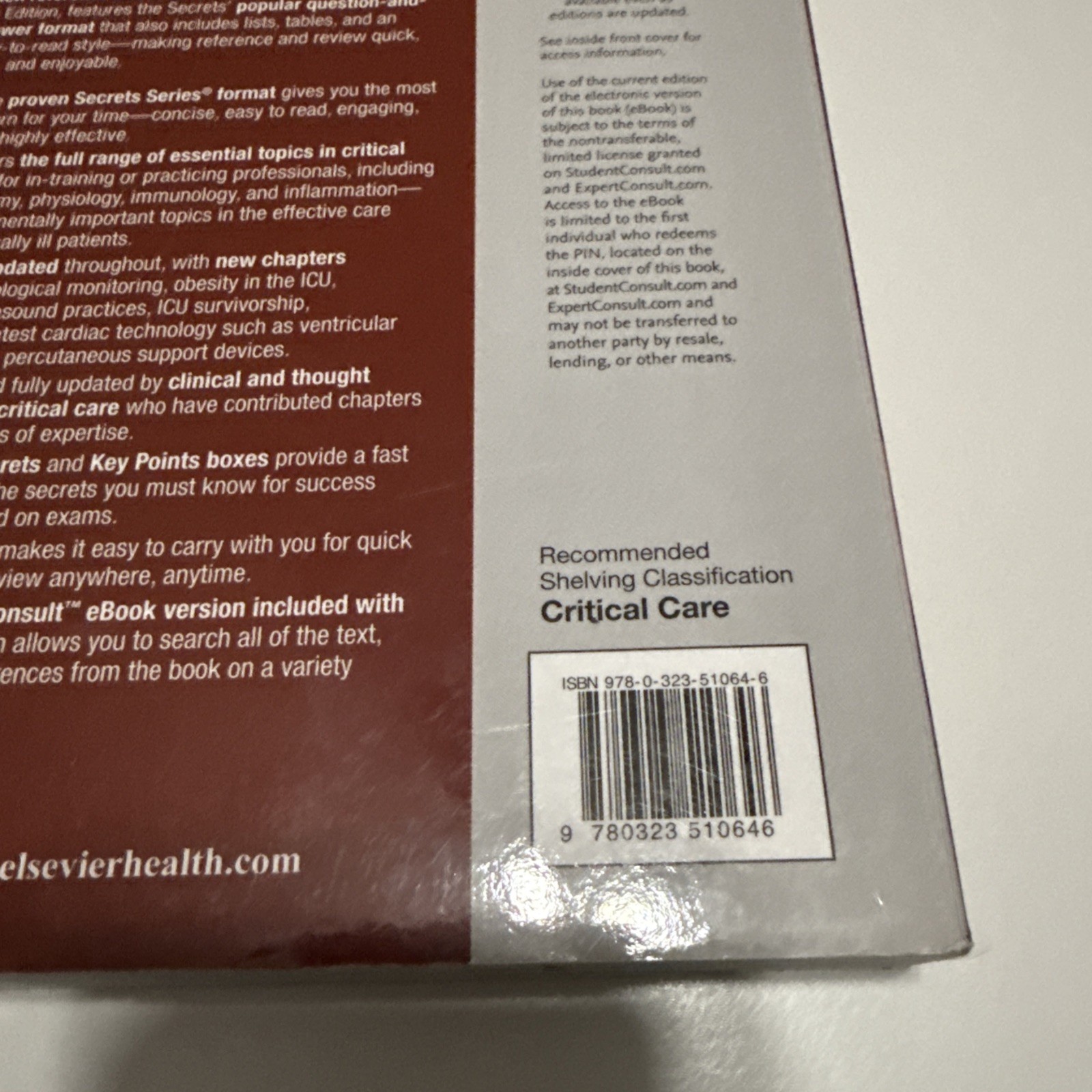 Critical Care Secrets – 9780323510646