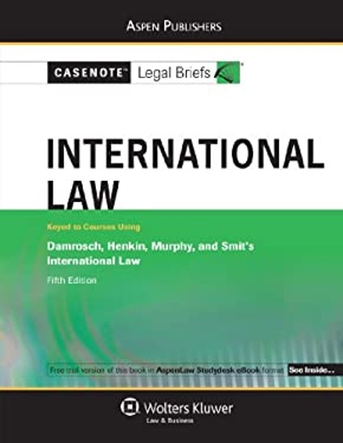 International Law : Damrosch Henkin Murphy and Smit&rsquo;s Internation