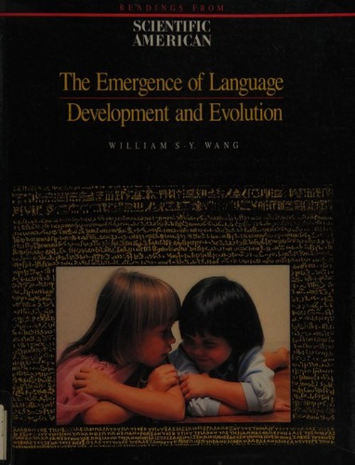 Emergence of Language : Development and Evolution Paperback Willi