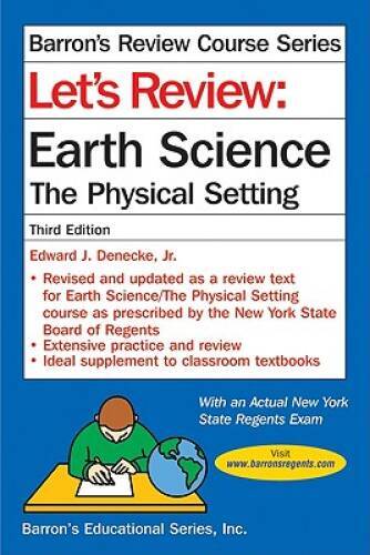 Lets Review: Earth Science (Barrons Lets Review) – Paperback – VERY GOOD