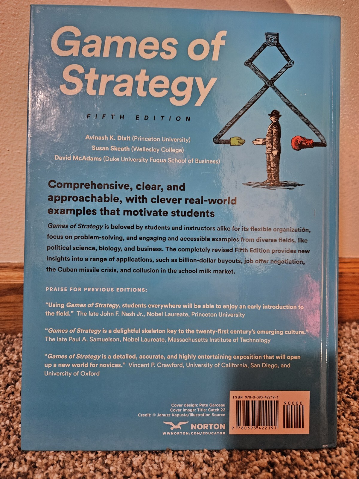 Games of Strategy by Susan Skeath, Avinash K. Dixit and David McAdams (2020,…