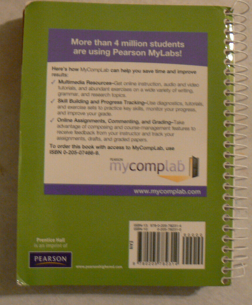 Prentice Hall REFERENCE GUIDE 8E 8th Ed.Harris/Kunka,spiral PB 2011 All Clean