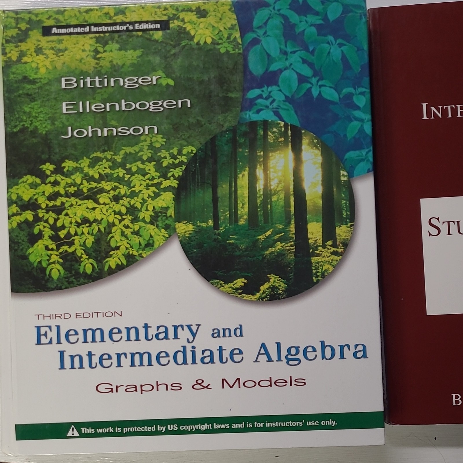 Addison Wesley Bittinger Algebra Graphs & Models 3rd Annotated Instructor’s Edi…