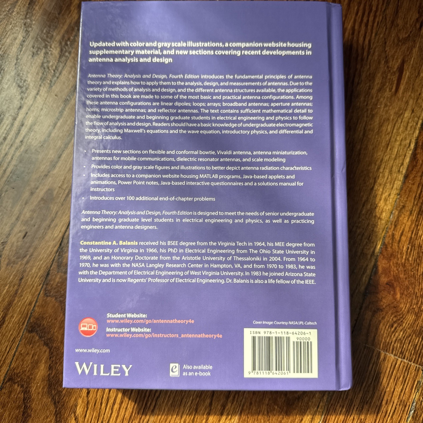 Antenna Theory Analysis and Design by Constantine A. Balanis (4th Edition)