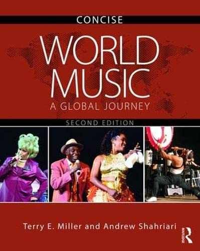 World Music CONCISE: A Global – Paperback, by Miller Terry E.; – Very Good