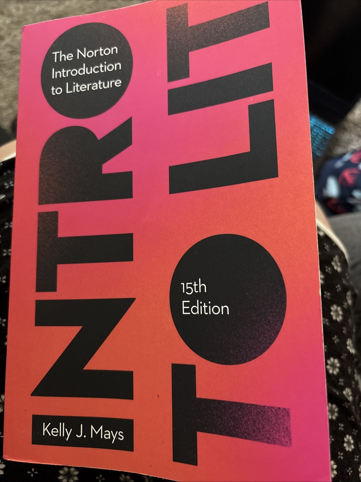 The Norton Introduction to Literature Portable 15th Edition Textbook English