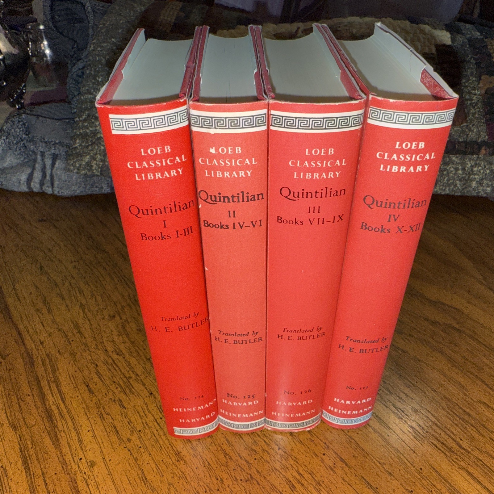 Quintilian IV : Books X – XII – Butler (Hardcover, 1979, Dust Jacket) Loeb