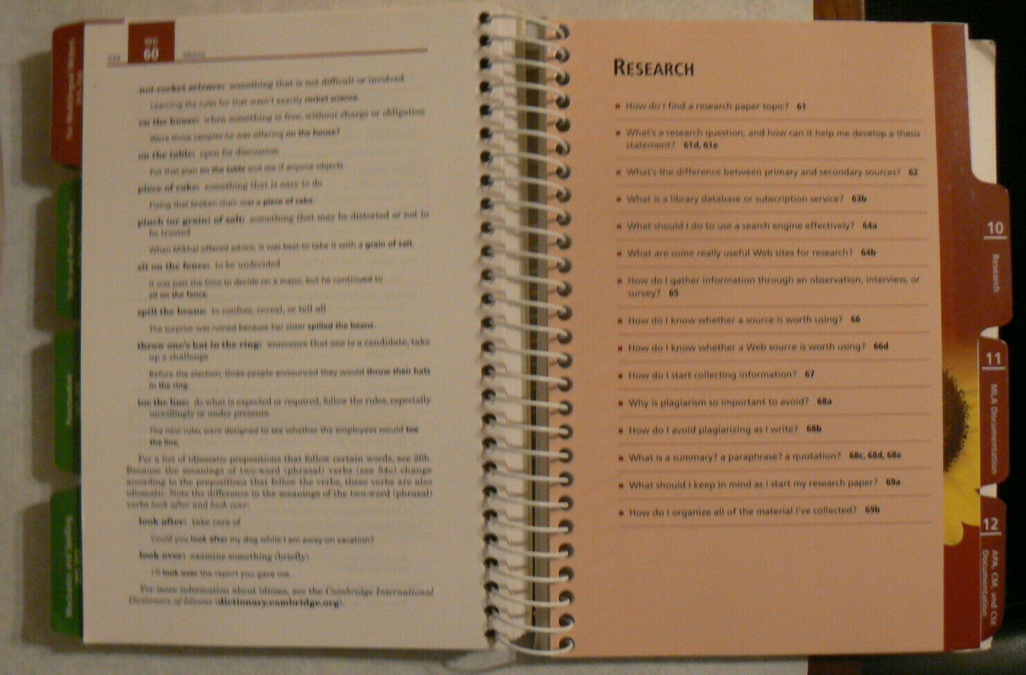 Prentice Hall REFERENCE GUIDE 8E 8th Ed.Harris/Kunka,spiral PB 2011 All Clean