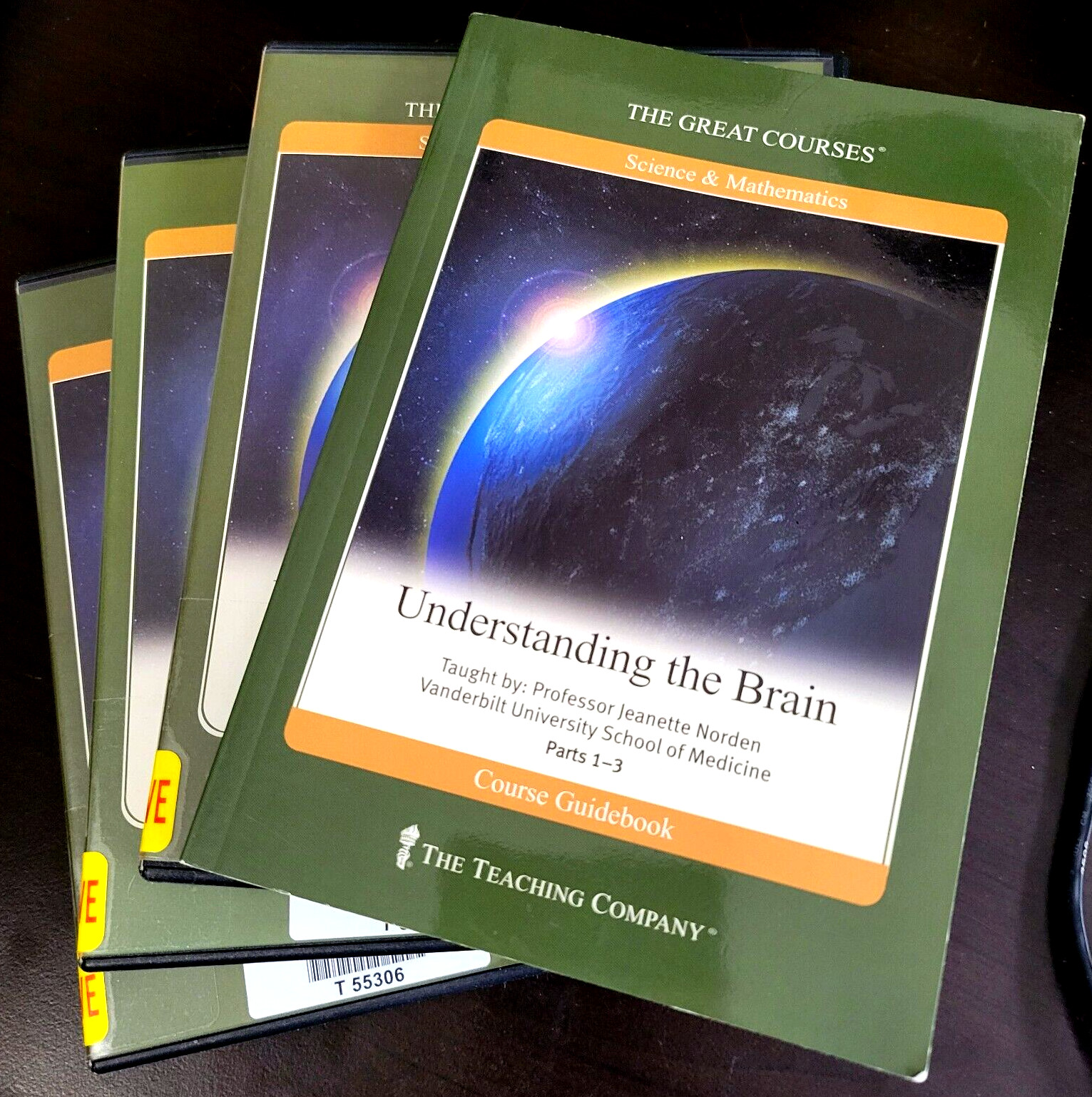 The Great Courses UNDERSTANDING THE BRAIN – University Edition – BOOK and 6 DVDs
