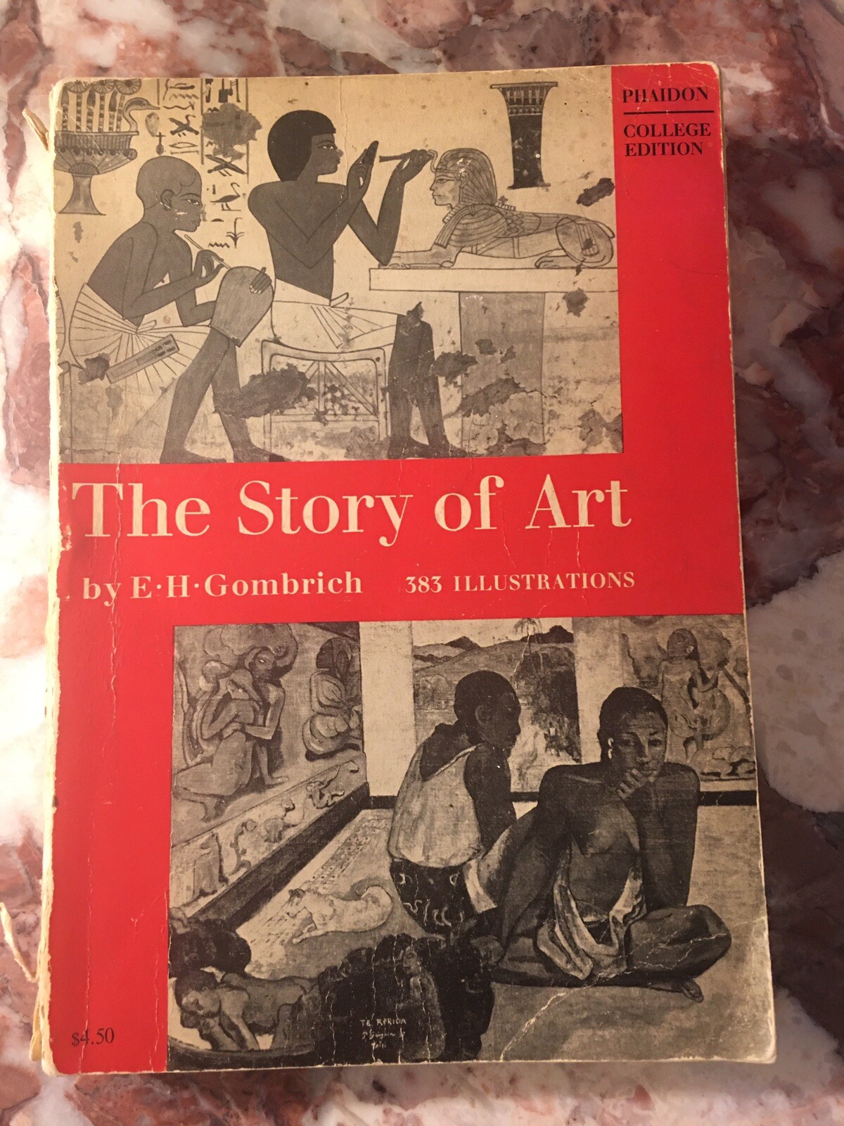 THE STORY OF ART by E. H. GOMBRICH COLLEGE EDITION. 383 ILLUS. 11th ED. 488 pgs