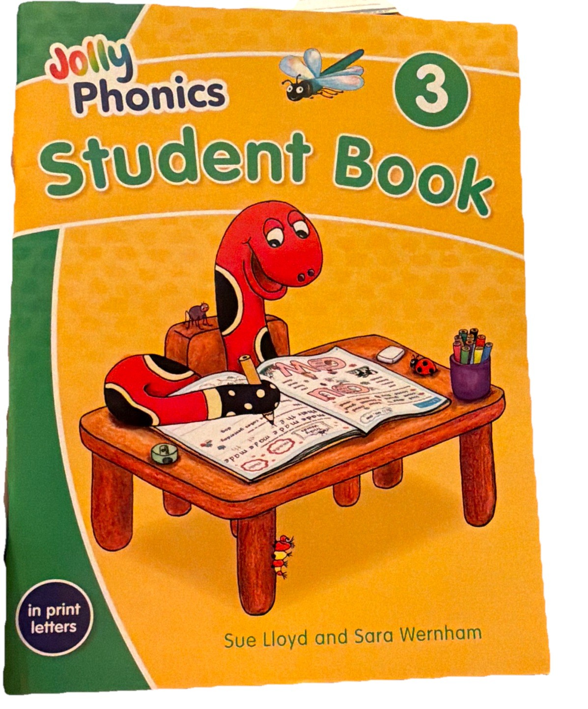 Jolly Phonics Student Book 3 Write-In Print Letters Lloyd Wernham 2010 JL7243
