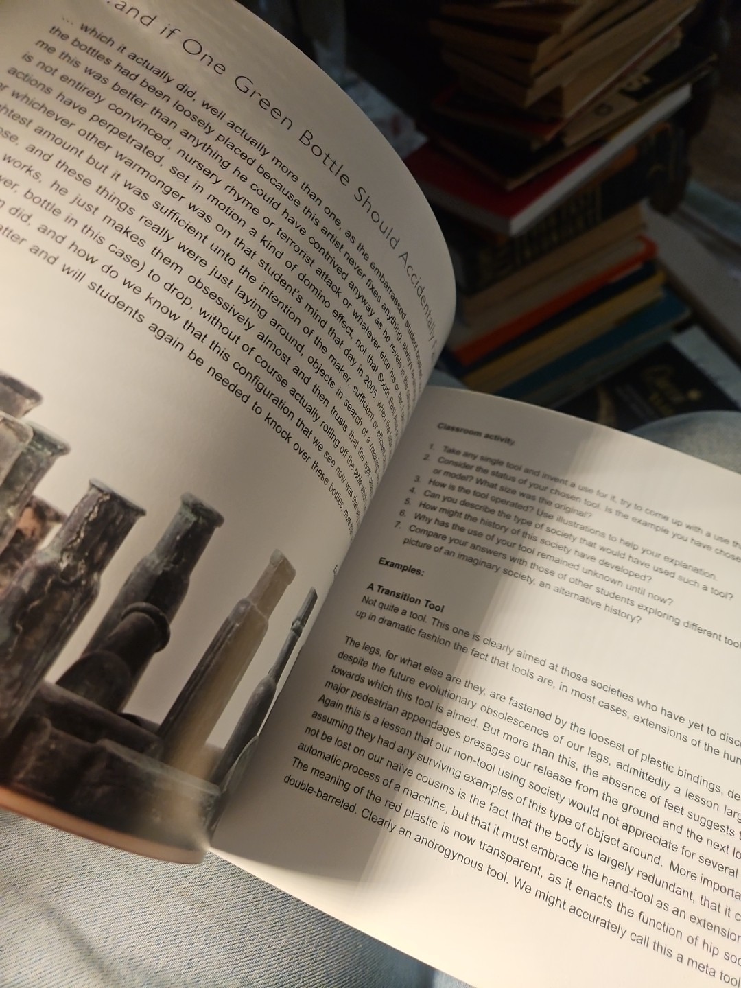 Tools of Unknown Use and Other Works with writings by David Olivant Softcover L1