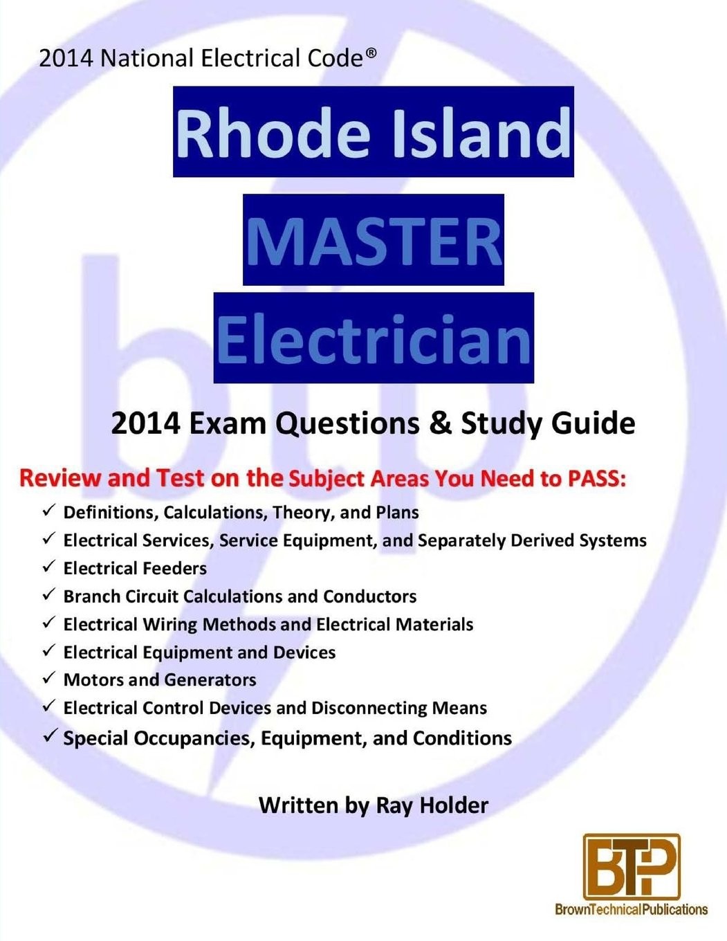 Ray Holder Rhode Island 2014 Master Electrician Study Gu (Paperback) (UK IMPORT)