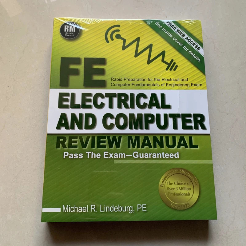 FE Electrical and Computer Review Manual Engineering Exam Prep Guide Book