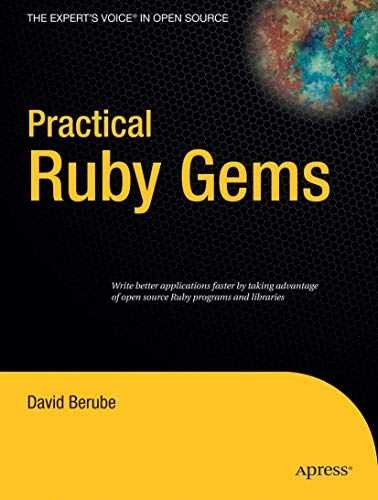Practical Ruby Gems – Paperback, by Berube David – Acceptable n