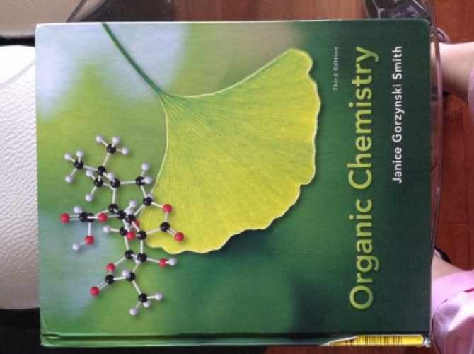 Organic Chemistry – Hardcover, by Janice Gorzynski Smith – Very Good j