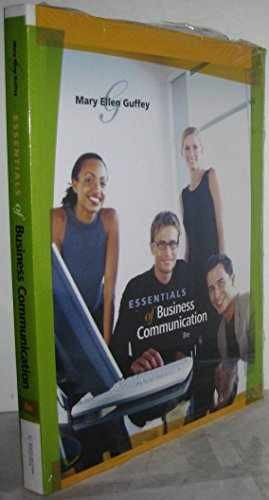 Essentials of Business Communication – Paperback, by Guffey Mary Ellen – Good