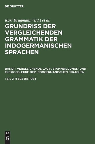 Karl Brugmann (§ 695 Bis 1084) (Hardback)