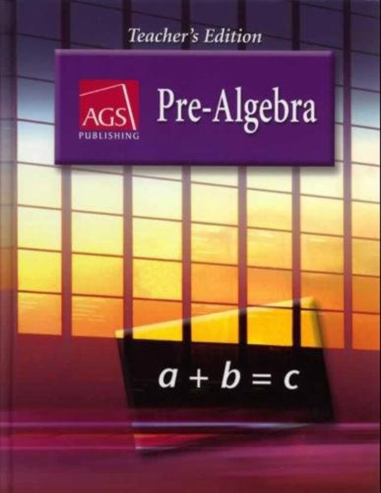 Pre-algebra Teacher’s Edition
