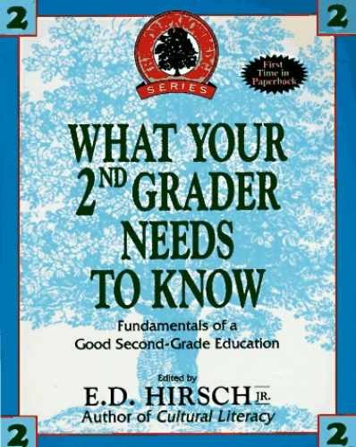 WHAT YOUR SECOND GRADER NEEDS TO – Paperback, by Hirsch Jr. E.D. – Very Good j