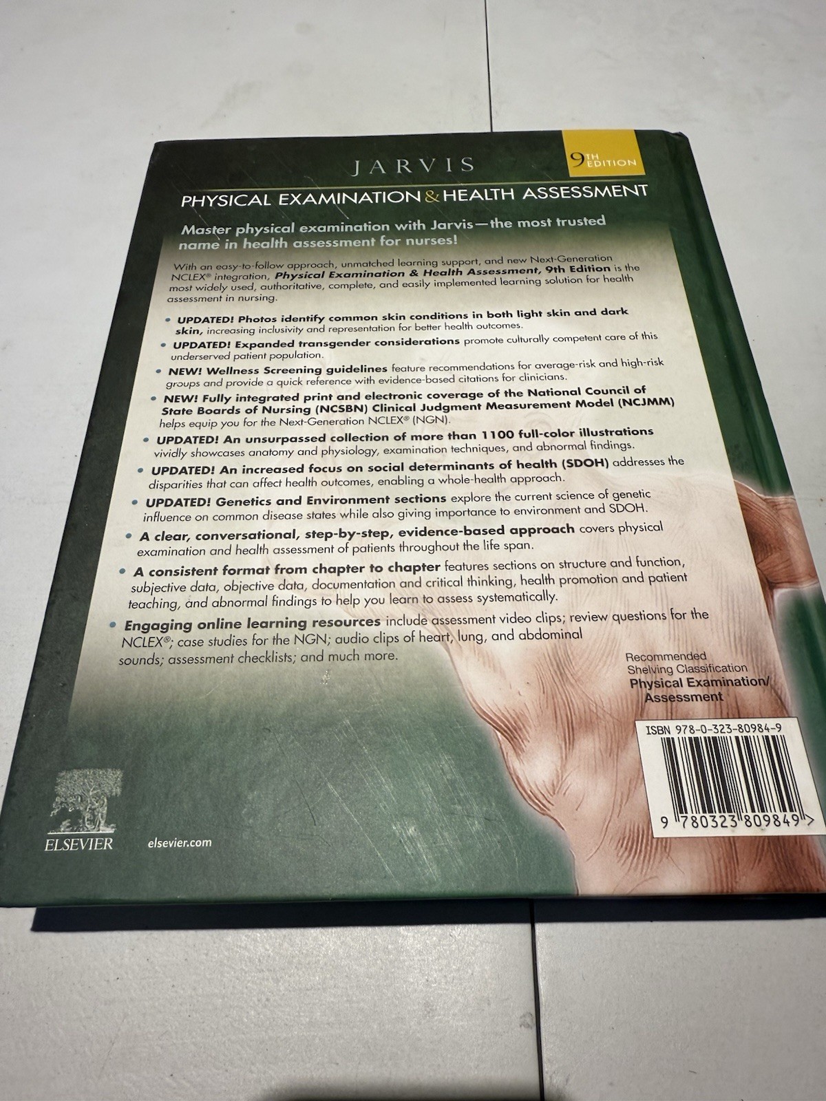 Physical Examination and Health Assessment by Carolyn Jarvis (2023, Hardcover)
