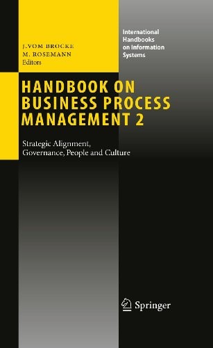 HANDBOOK ON BUSINESS PROCESS MANAGEMENT 2: STRATEGIC By Vom Jan Brocke & Michael