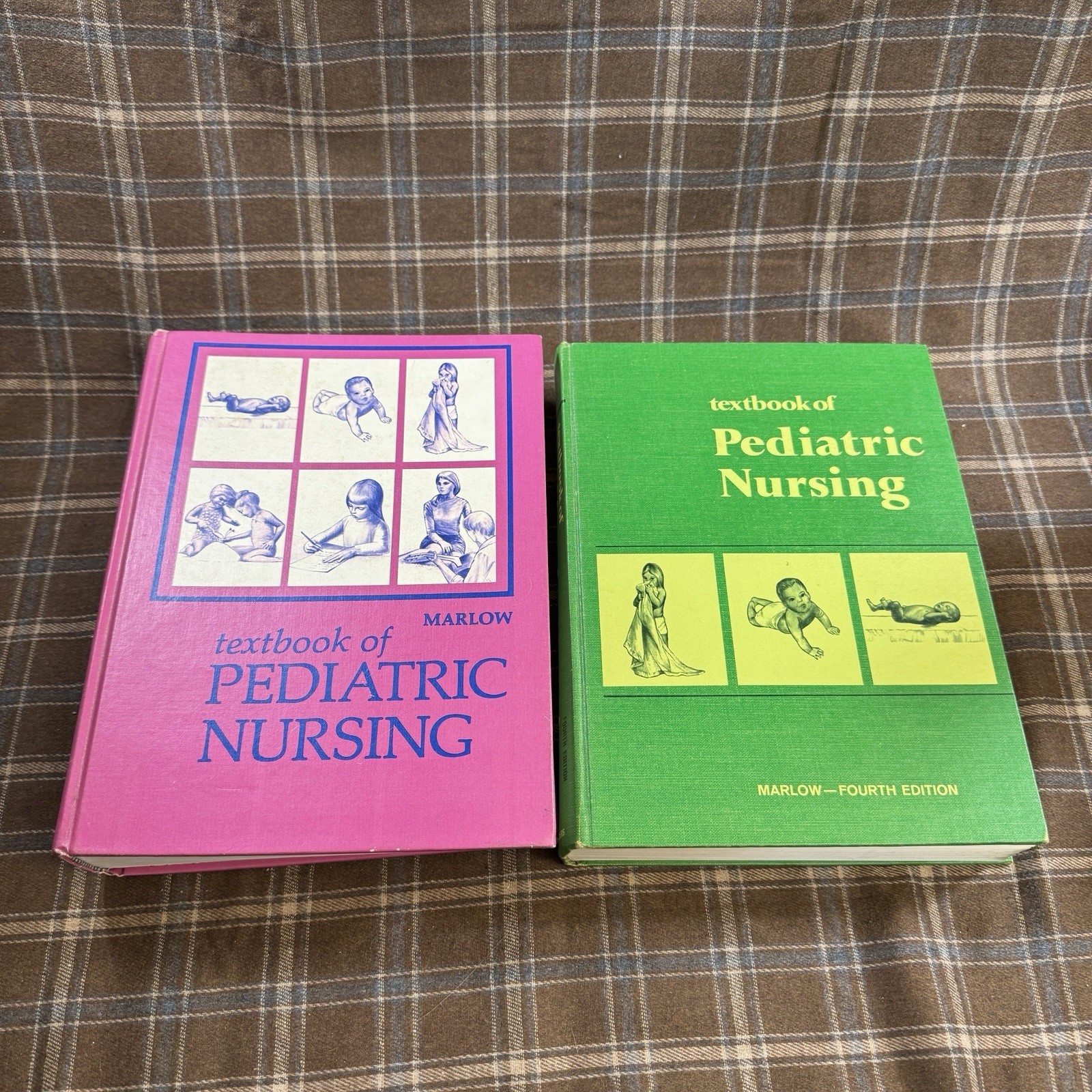 Pair of Pediatric Nursing Textbooks 4th & 5th Edition W. B. Saunders Company