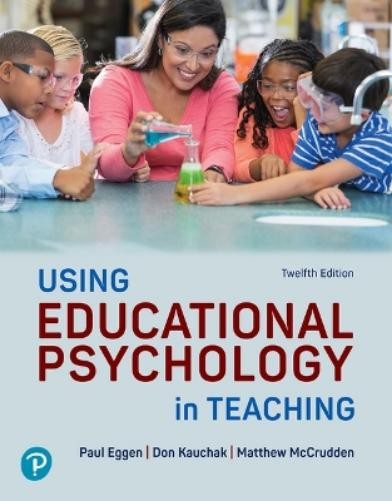 Paul Eggen Don Kauchak Matthew Mc Using Educational Psychology in T (Paperback)