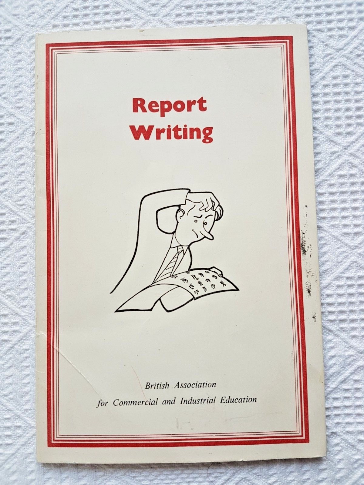 Report Writing ~ Paperback Booklet ~ Vintage 1970